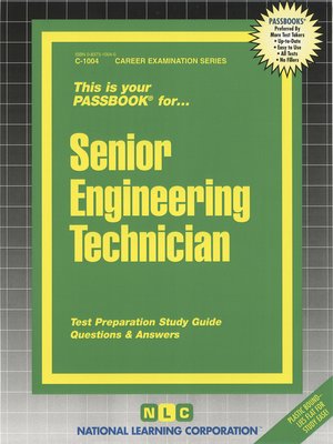 cover image of Senior Engineering Technician